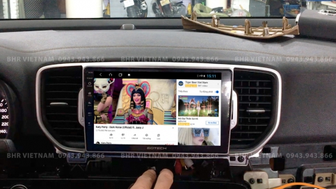 Màn hình DVD Android xe Kia Sportage 2016 - nay | Gotech GT8 Max
